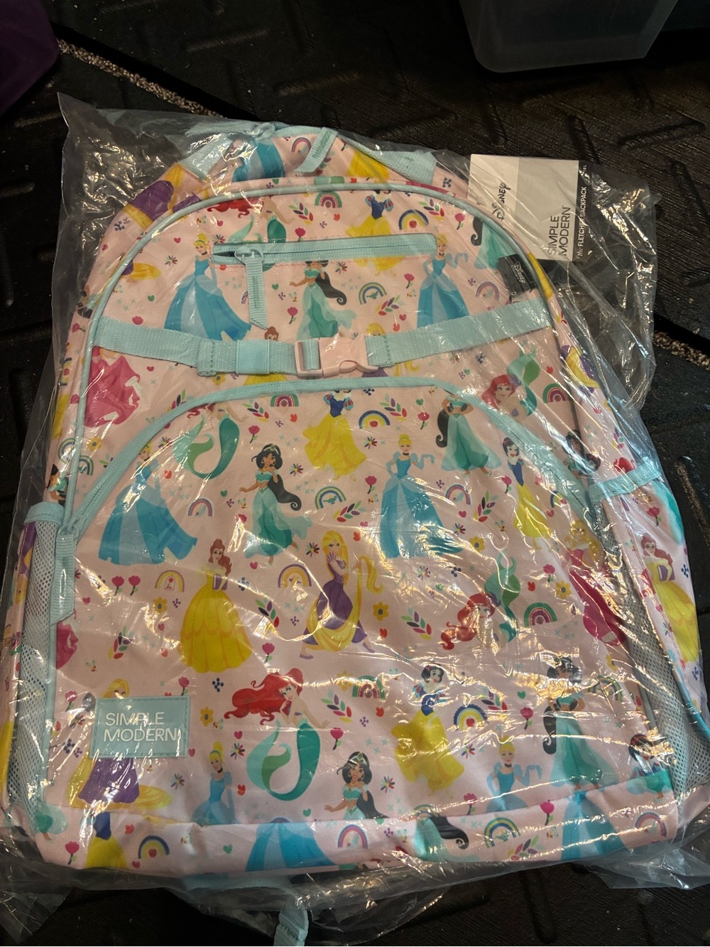 Simple Modern NWT Disney Princess Backpack Fletcher School Large 18L - Picture 7 of 11